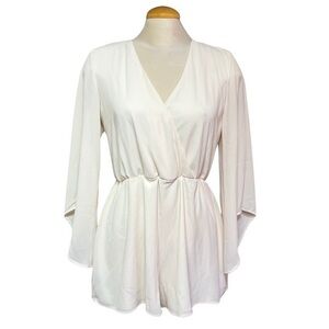 Small California MoonRise Off-White Lace Back Jumpsuit